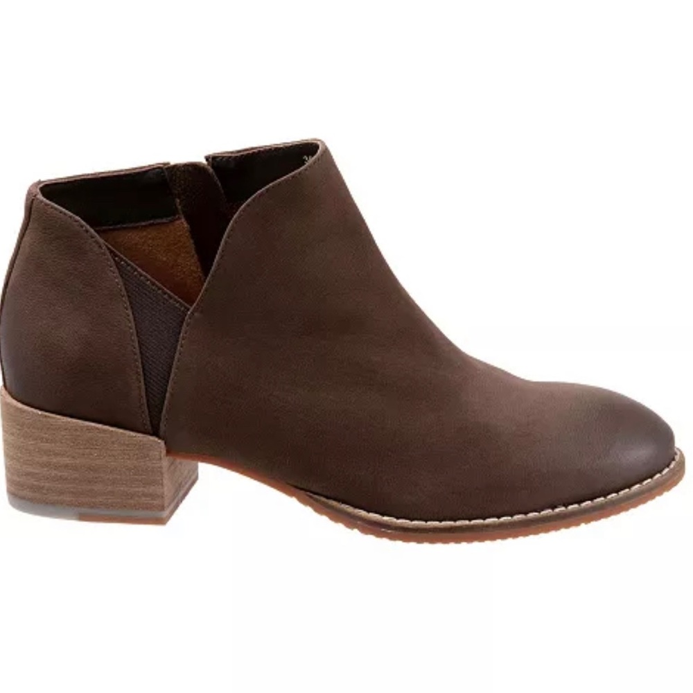 Sava Tegan Ankle Bootie NEW Size 8.5 Brown Nubuck Retail $124